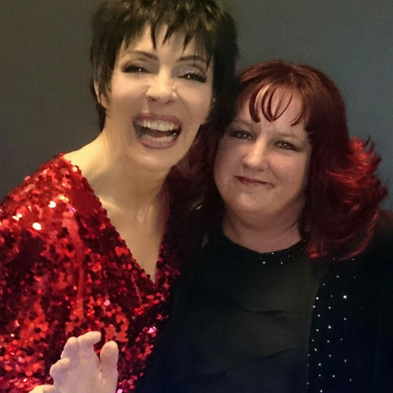 Tracey Bell, Liza Minnelli Impersonator with Carolyn Luscombe of Ecclectic Events