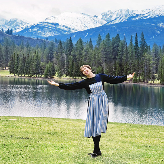 Julie Andrews Impersonator Tracey Bell at the Jasper Park Lodge