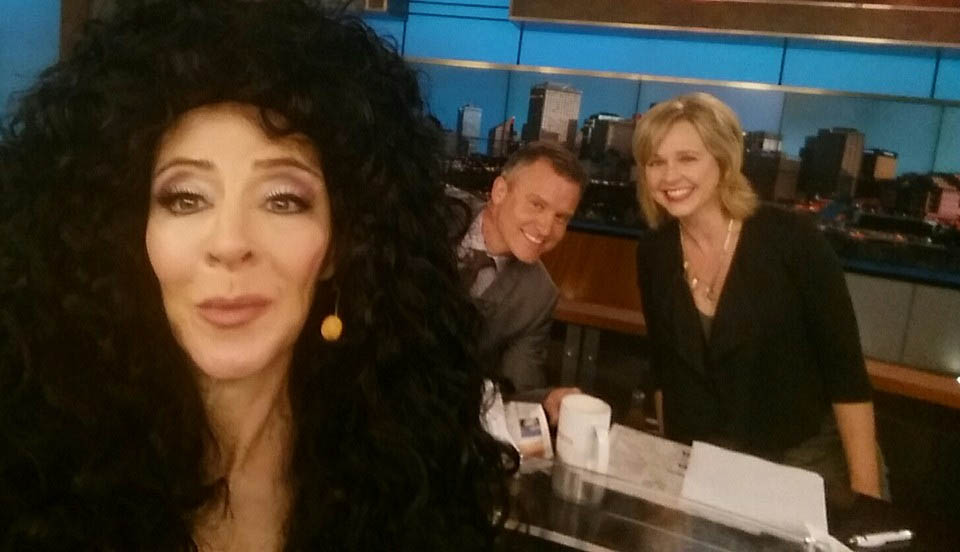 Celebrity Impersonator Tracey Bell on CTV Morning Live Edmonton with Rob Williams and Stacey Brotzel
